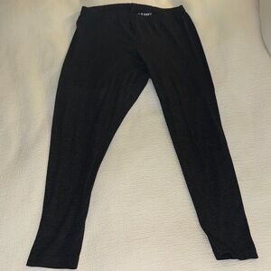 Old Navy Dark Charcoal Gray Leggings, Large
